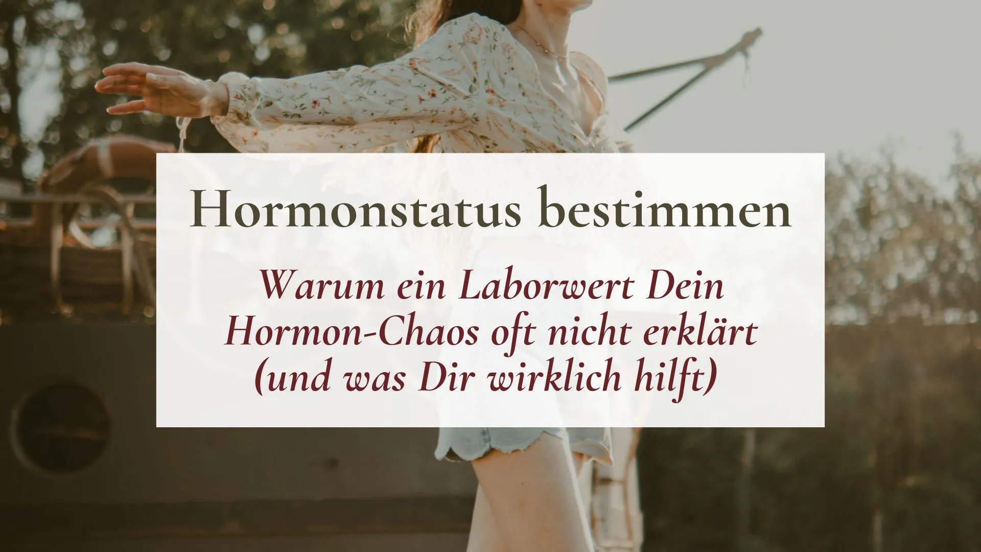 Katharina Graff-Haberbosch Zykluscoaching und Hormonberatung Blogbeitrag Hormonstatus bestimmen Warum ein Laborwert Dein Hormon-Chaos oft nicht erklärt (und was Dir wirklich hilft)